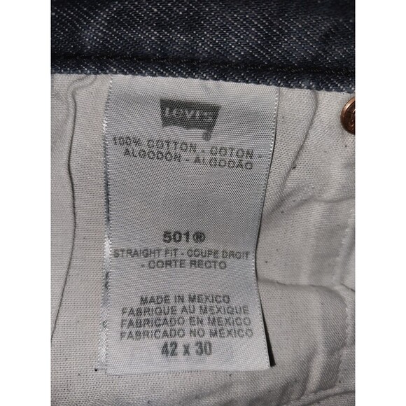 Levi's 501 Gray Size 42x30 (Actual 40x28) - Picture 6 of 8